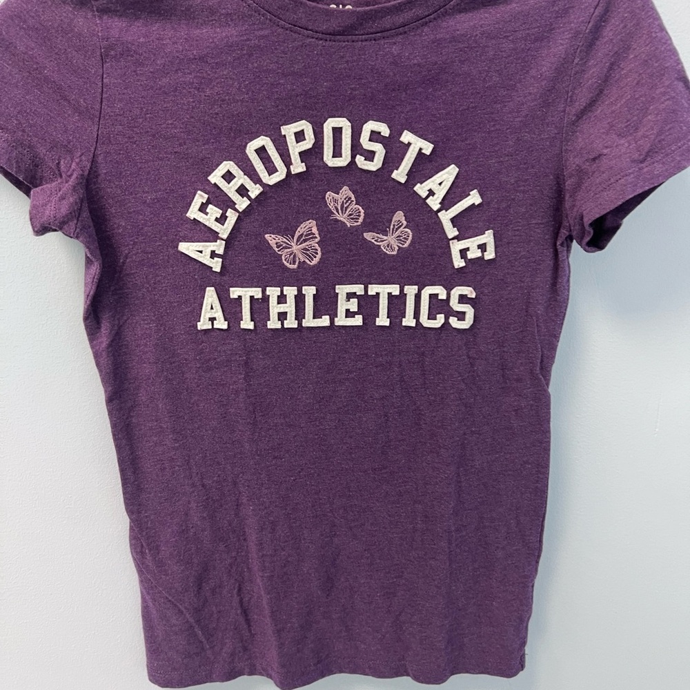 Aeropostale Kids Purple Athletics Tee